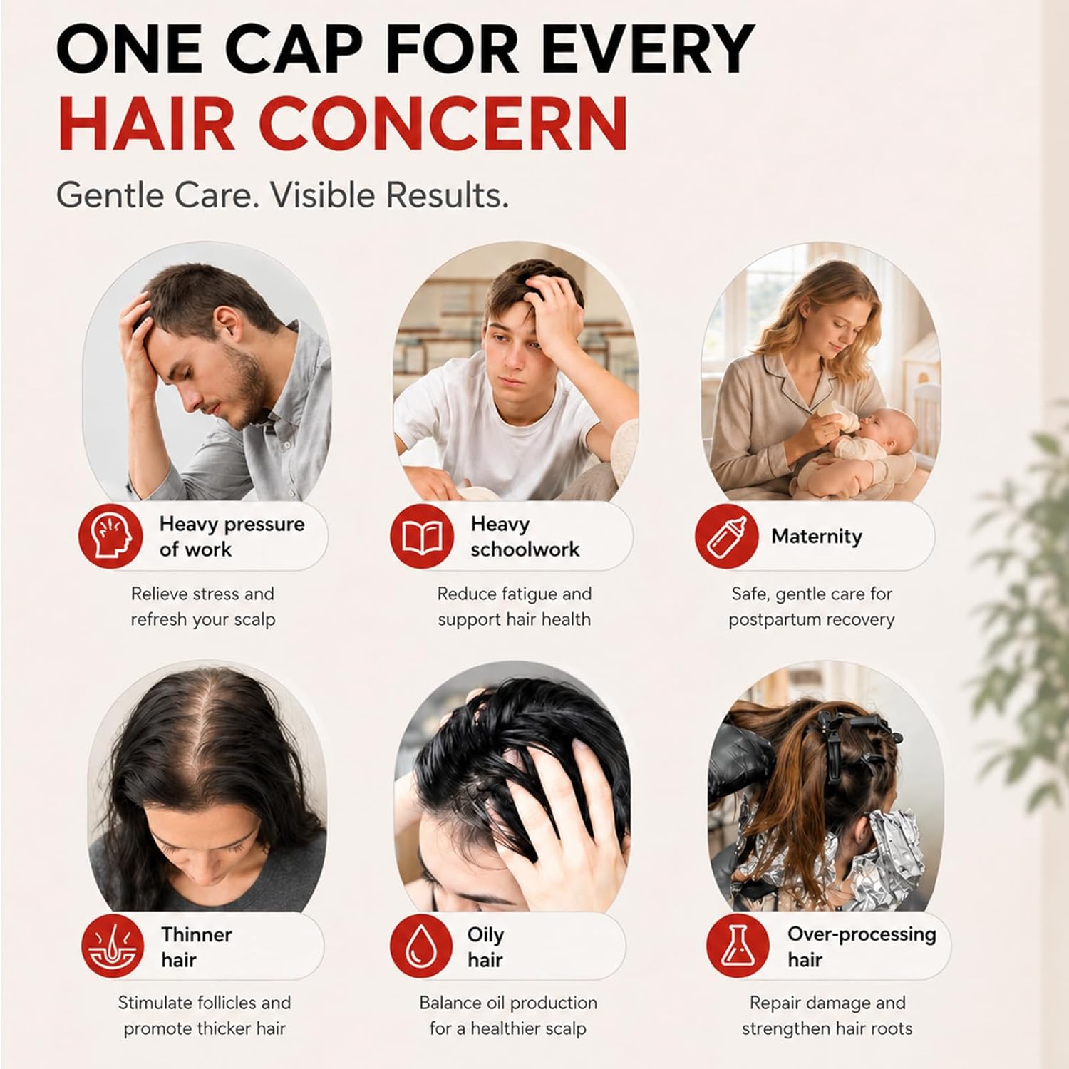 Red Light Therapy for Hair Growth Cap（High-Performance Version）